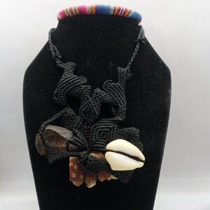 Unisex Necklace Woven Thread Macramé Andean Craftsmanship Cusco
